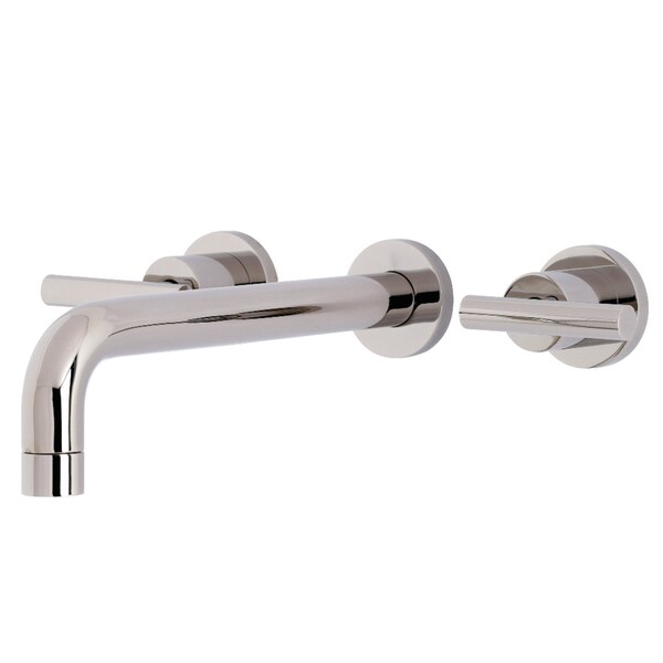 Roman Tub Faucet, Polished Nickel, Wall Mount